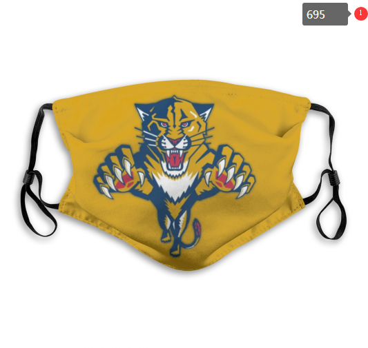 NHL Florida Panthers #2 Dust mask with filter->nhl dust mask->Sports Accessory